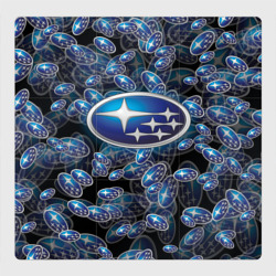 Магнитный плакат 3Х3 Subaru Big logo pattern