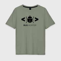 Мужская футболка хлопок Oversize Bug hunter