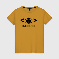 Женская футболка хлопок Bug hunter