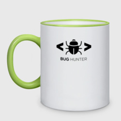 Кружка двухцветная Bug hunter