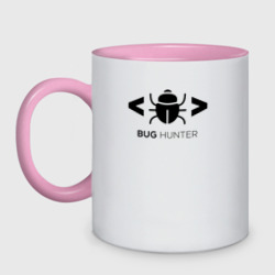 Кружка двухцветная Bug hunter