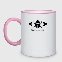 Кружка двухцветная Bug hunter