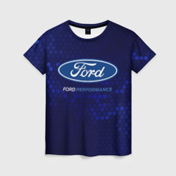 Женская футболка 3D Ford - performance