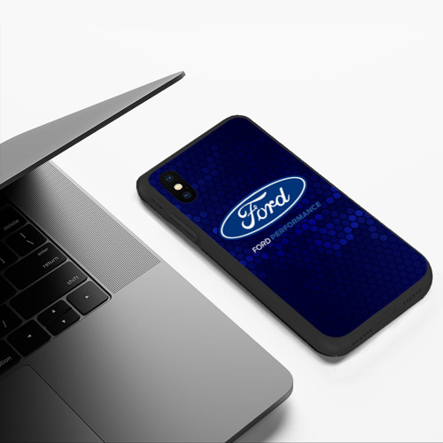 Чехол для iPhone XS Max матовый Ford - performance - фото 5