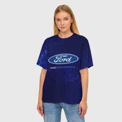 Женская футболка oversize 3D Ford - performance - фото 2