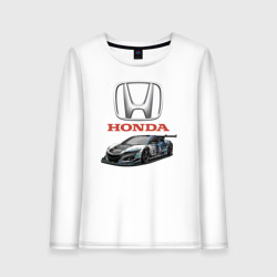 Женский лонгслив хлопок Honda Racing team