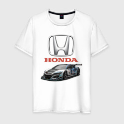 Мужская футболка хлопок Honda Racing team