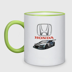 Кружка двухцветная Honda Racing team