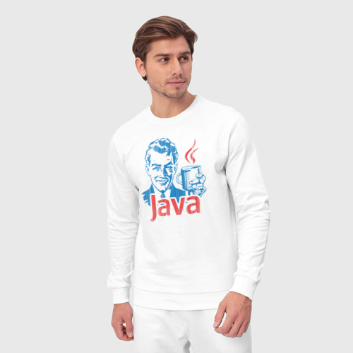 Мужской костюм хлопок Java программист с кофе - фото 5