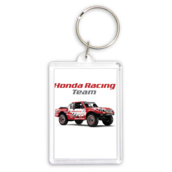 Брелок прямоугольный 35*50 Honda racing team - motorsport