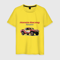 Мужская футболка хлопок Honda racing team - motorsport