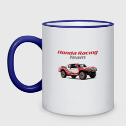 Кружка двухцветная Honda racing team - motorsport