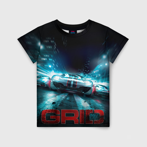 Детская футболка 3D GRID-LEGENDS.