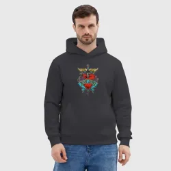 Мужская толстовка без начеса хлопок Bon Jovi Бон Джови - фото 2