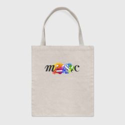 Шоппер BioNature Music цветная