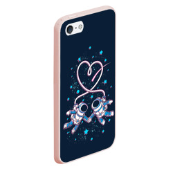 Чехол для iPhone 5/5S матовый Космическая любовь Cosmic love - фото 2