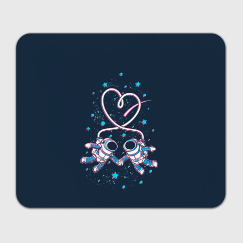 Прямоугольный коврик для мышки Космическая любовь Cosmic love