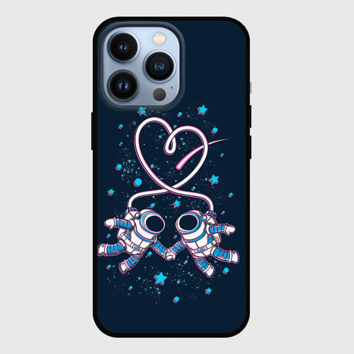 Чехол для iPhone 13 Pro Космическая любовь Cosmic love, цвет черный