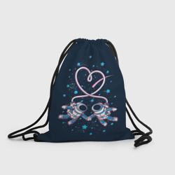 Рюкзак-мешок 3D Космическая любовь Cosmic love