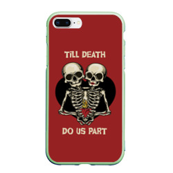 Чехол для iPhone 7Plus/8 Plus матовый Любовь до Гроба love Till death