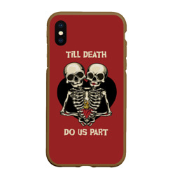 Чехол для iPhone XS Max матовый Любовь до Гроба love Till death