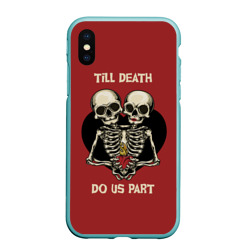 Чехол для iPhone XS Max матовый Любовь до Гроба love Till death