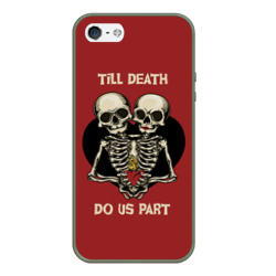 Чехол для iPhone 5/5S матовый Любовь до Гроба love Till death