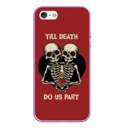 Чехол для iPhone 5/5S матовый Любовь до Гроба love Till death