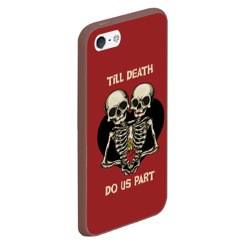 Чехол для iPhone 5/5S матовый Любовь до Гроба love Till death - фото 2