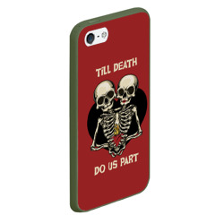 Чехол для iPhone 5/5S матовый Любовь до Гроба love Till death - фото 2