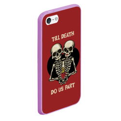 Чехол для iPhone 5/5S матовый Любовь до Гроба love Till death - фото 2