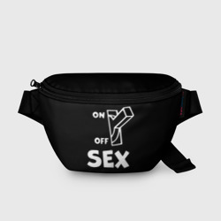 Поясная сумка 3D Sex machine с выключателем