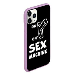 Чехол для iPhone 11 Pro Max матовый Sex machine с выключателем - фото 2