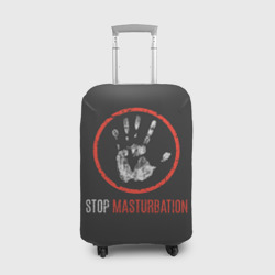 Чехол для чемодана 3D Stop masturbation