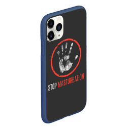 Чехол для iPhone 11 Pro Max матовый STOP MASTURBATION - фото 2