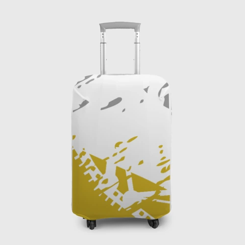 Чехол для чемодана 3D Snowmobile qube