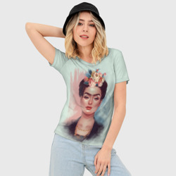 Женская футболка 3D Slim Фрида Кало де Ривера - фото 2