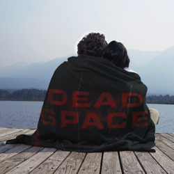 Плед с принтом Dead space art для любого человека, вид спереди №3. Цвет основы: 3d (велсофт)