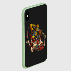 Чехол для iPhone XS Max матовый Айзек за работой - фото 2