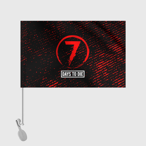 Флаг для автомобиля 7 days to Die Минимал - фото 2