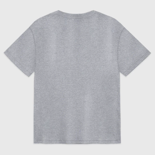 Женская футболка хлопок Oversize с принтом Татьяна тут самая главная, вид сзади #1