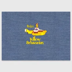 Поздравительная открытка On a Yellow Submarine 3D