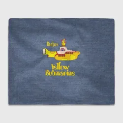 Плед 3D On a Yellow Submarine 3D