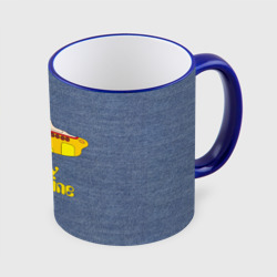 Кружка с полной запечаткой On a Yellow Submarine 3D