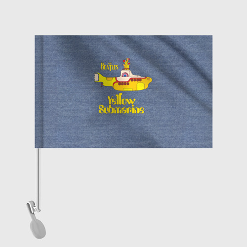 Флаг для автомобиля On a Yellow Submarine 3D - фото 2