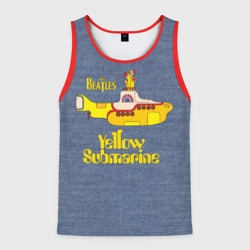 Мужская майка 3D On a Yellow Submarine 3D