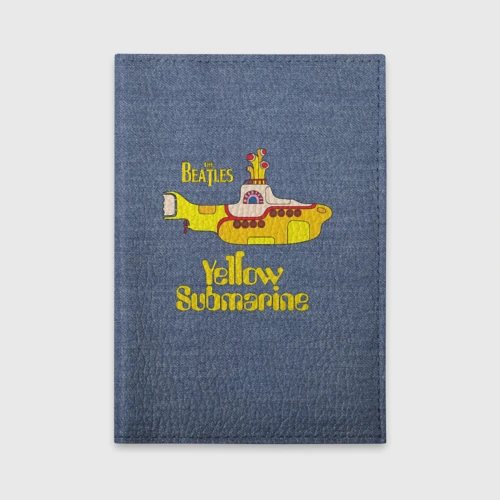 Обложка для автодокументов On a Yellow Submarine 3D