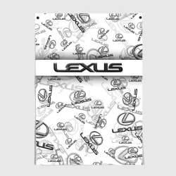 Постер Lexus Big emblema pattern