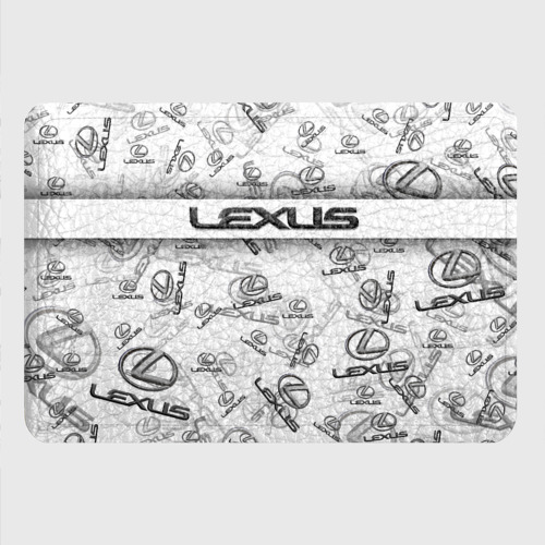 Картхолдер с принтом Lexus Big emblema pattern, цвет синий - фото 4