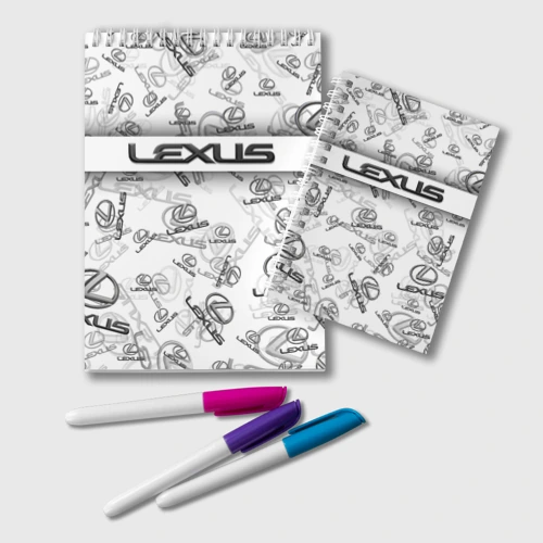 Блокнот Lexus Big emblema pattern